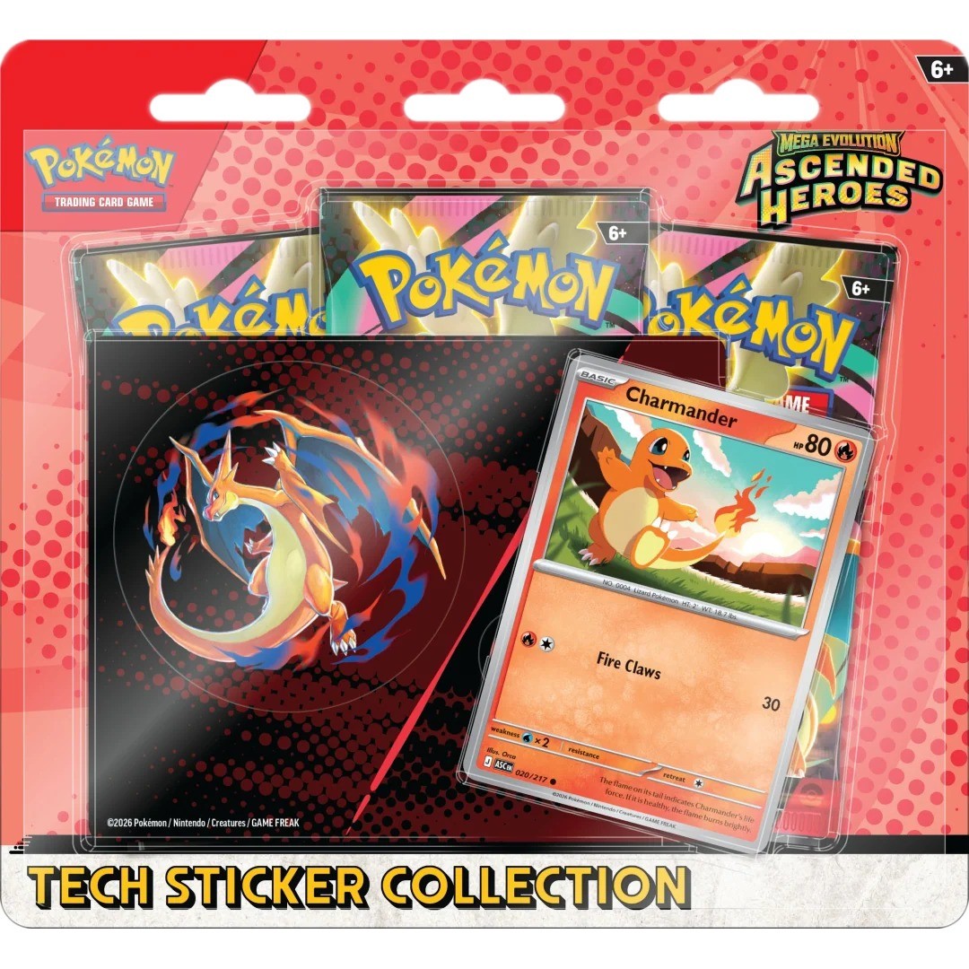 Ascended Heroes Tech Sticker Collection Charmander