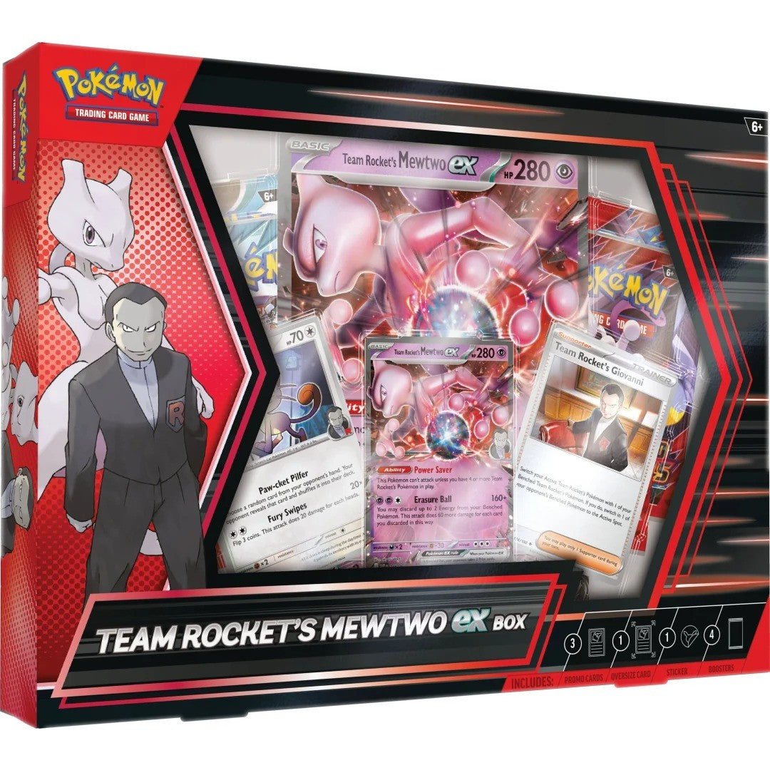 Pokémon TCG: Team Rocket’s Mewtwo Ex Box