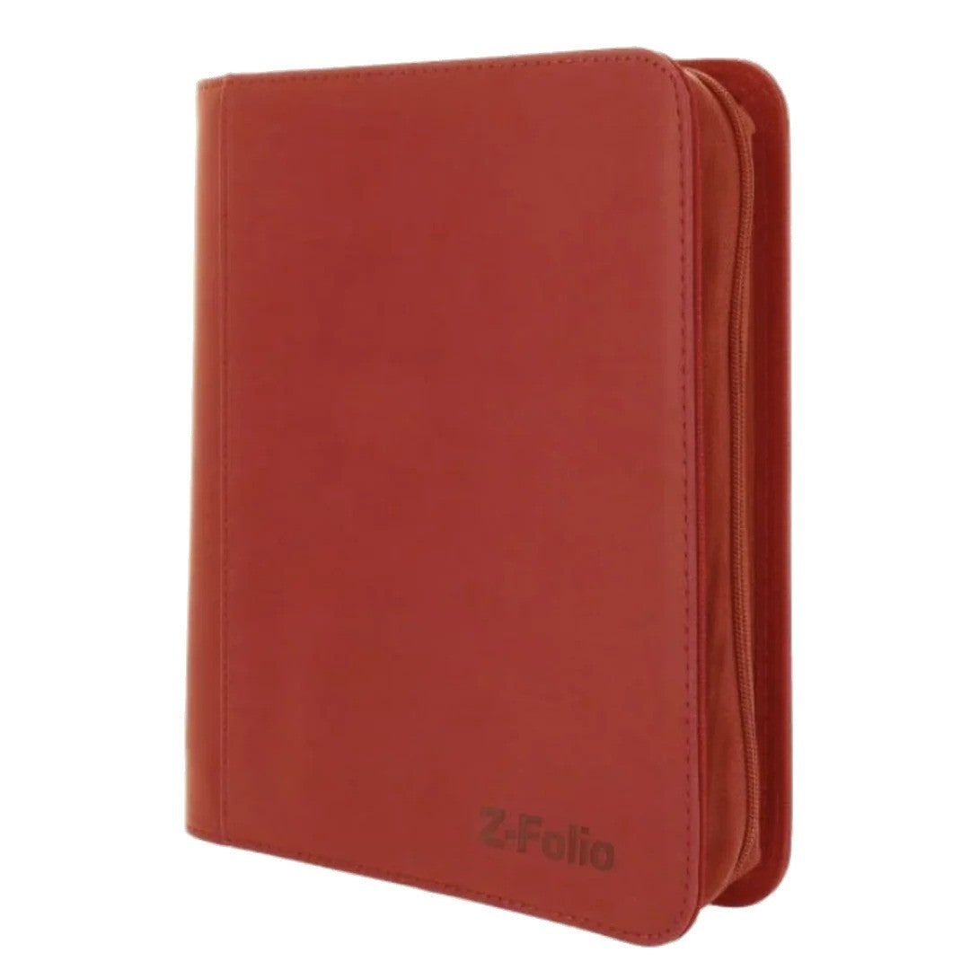 BCW Z-Folio 4-Pocket LX Album - Toploader Binder (Red)
