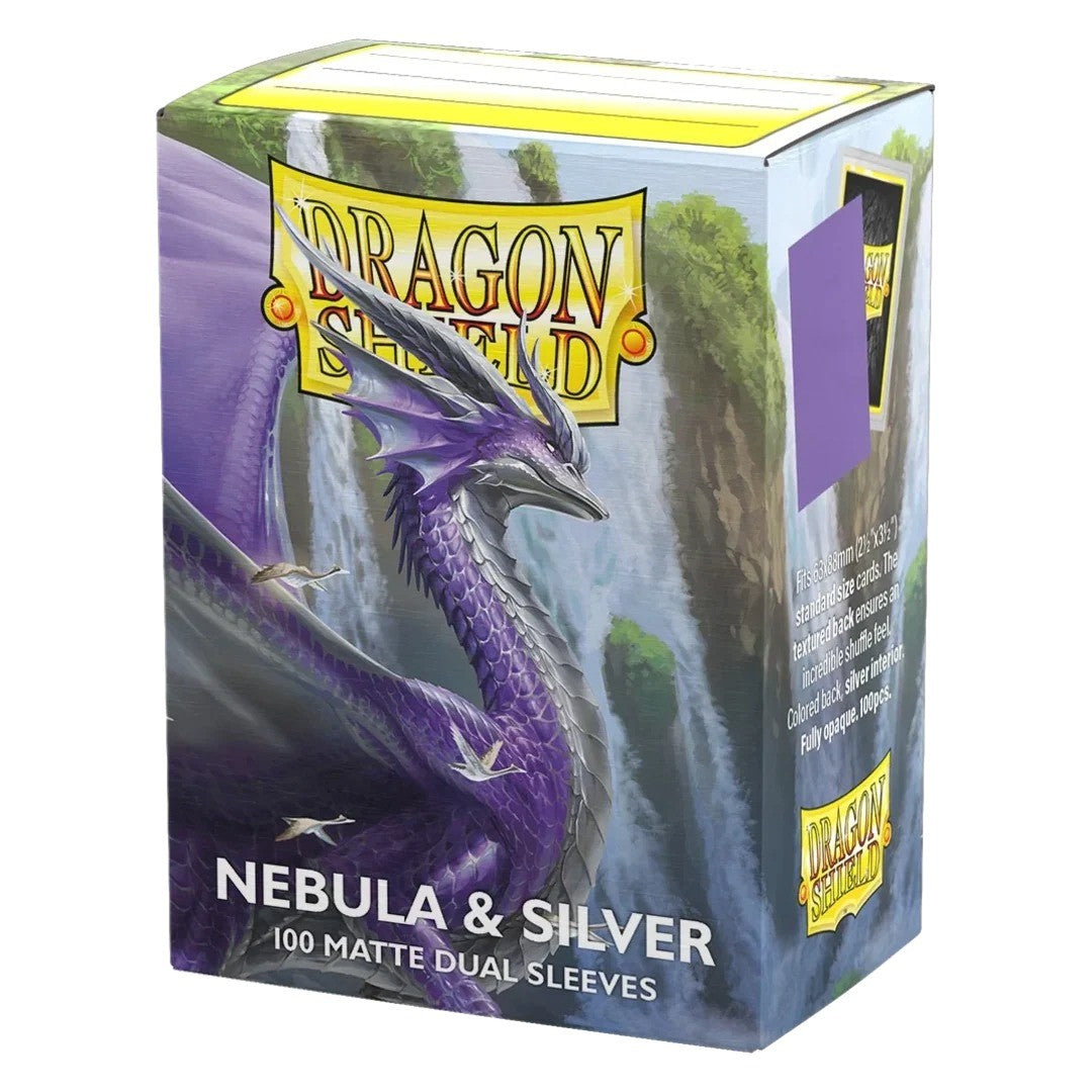 Nebula & Silver Dual Matte Dragon Shield Sleeves