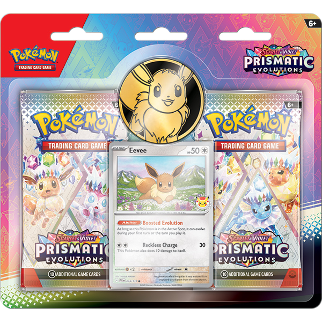 Scarlet & Violet: Prismatic Evolutions 2-Pack Blister