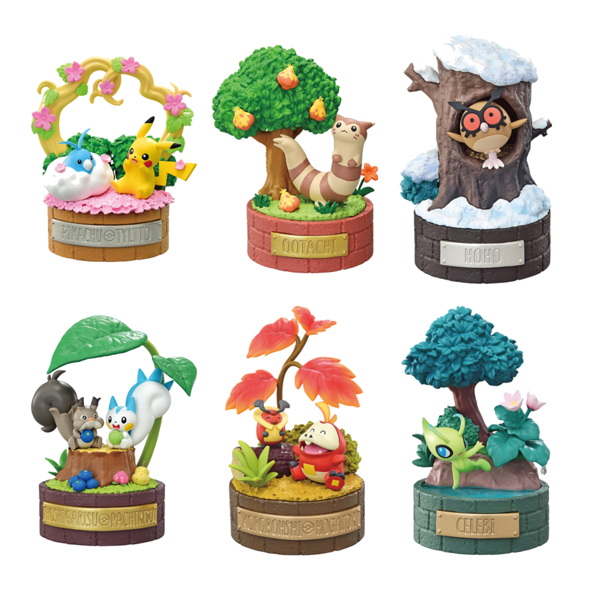 Pokemon Peaceful Moments Blind Box - all 6 figures in the set