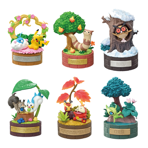 Pokemon Peaceful Moments Blind Box - all 6 figures in the set