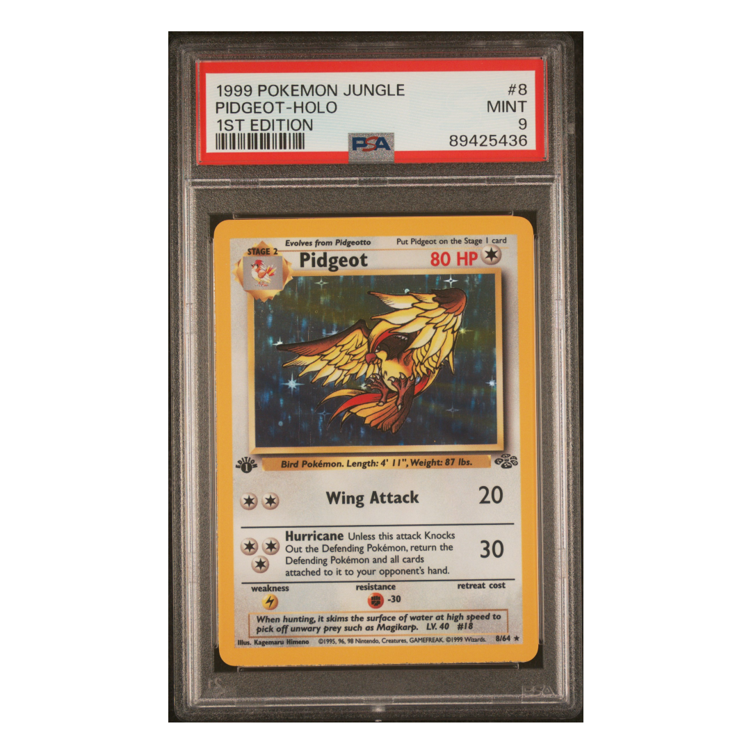 Pidgeot Holo Jungle 1st Edition #8 PSA 9 - Poke-Collect