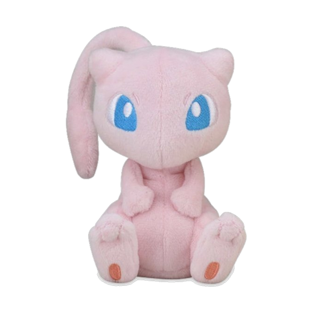 Pokémon Center Mew Sitting Cuties Plush - 4 ½ In.