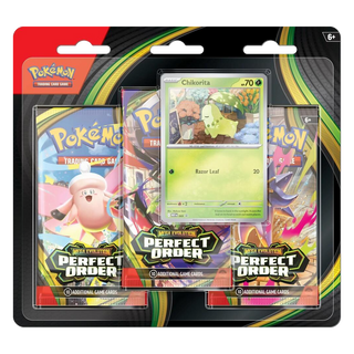 Mega Evolution: Perfect Order 3-Pack Blister - Poke-Collect