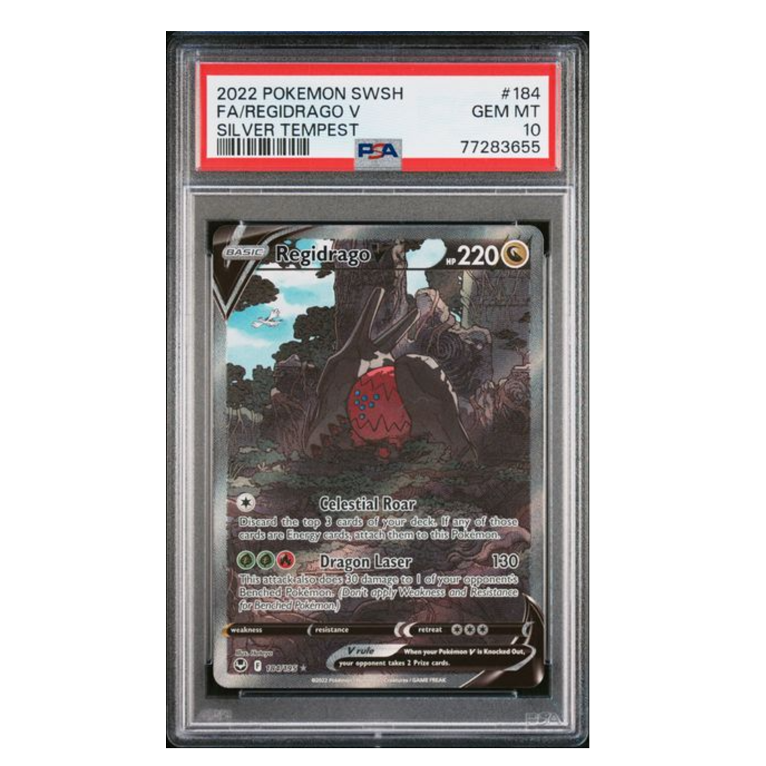 Regidrago V Alternate Art Silver Tempest #184 PSA 10 - Poke-Collect