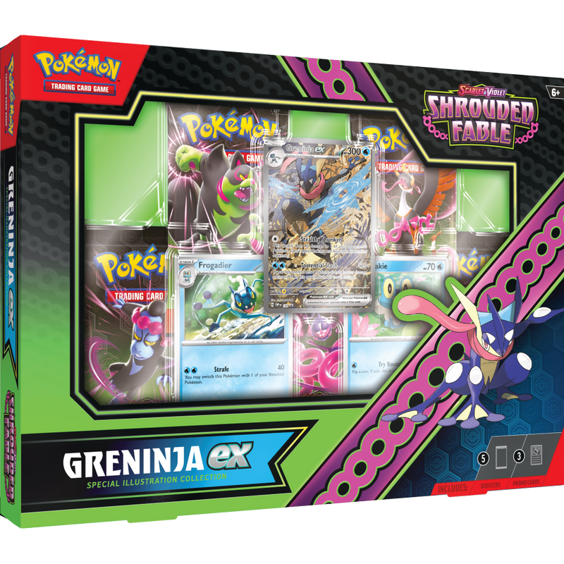 Scarlet & Violet: Shrouded Fable Greninja ex Special Illustration Collection (EARLY BIRD SPECIAL) - Poke-Collect