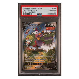 Tornadus V Alternate Art Chilling Reign #185 PSA 10 - Poke-Collect