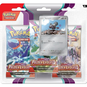 Paldea Evolved 3 Pack Blister [Varoom] - SV02: Paldea Evolved (PAL)