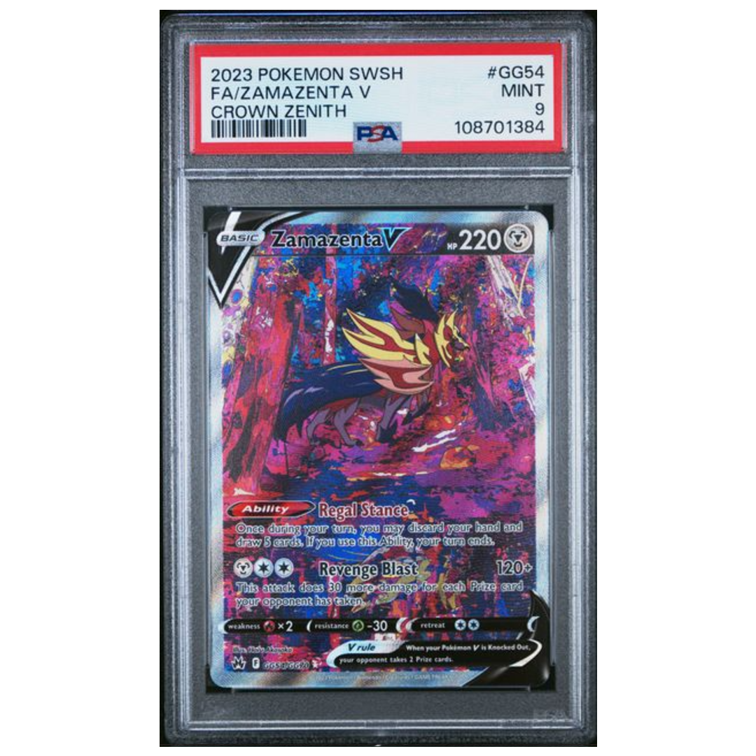 Zamazenta V GG Crown Zenith #GG54 PSA 9 - Poke-Collect