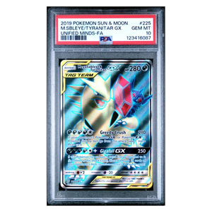Mega Sable & Tyranitar GX Tag Team Unified Minds #225 PSA 10 - Poke-Collect