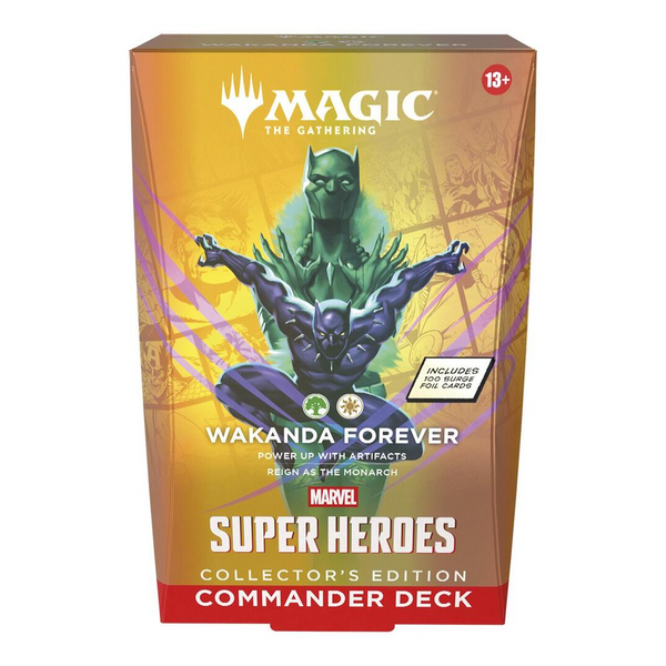 Magic the Gathering: Universes Beyond Marvel Super Heroes Commander Collector Deck - Wakanda Forever