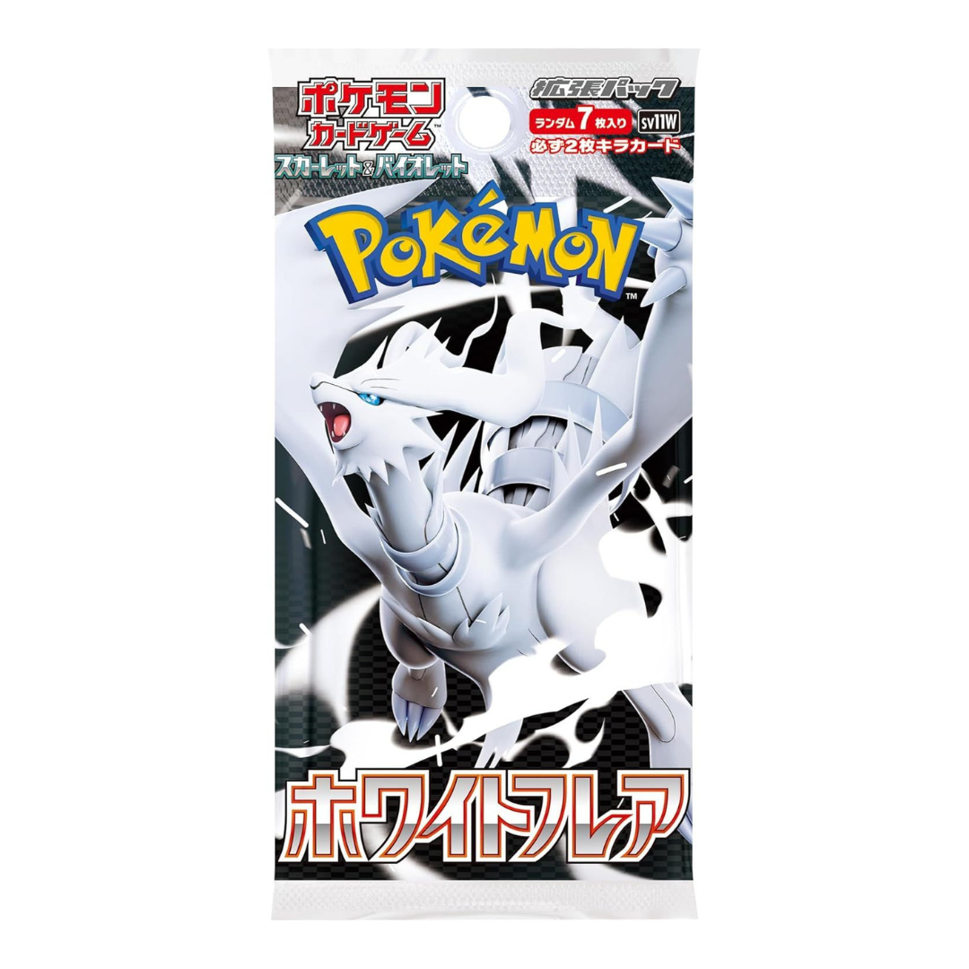 Japanese White Flare Booster Pack - Poke-Collect