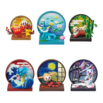 Pokemon Japanese Window Collection Blind Box - all 6 figures in the set