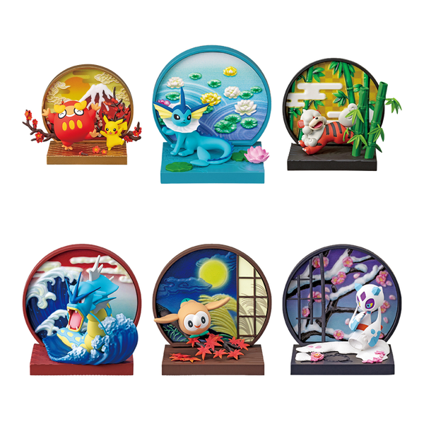Pokemon Japanese Window Collection Blind Box - all 6 figures in the set
