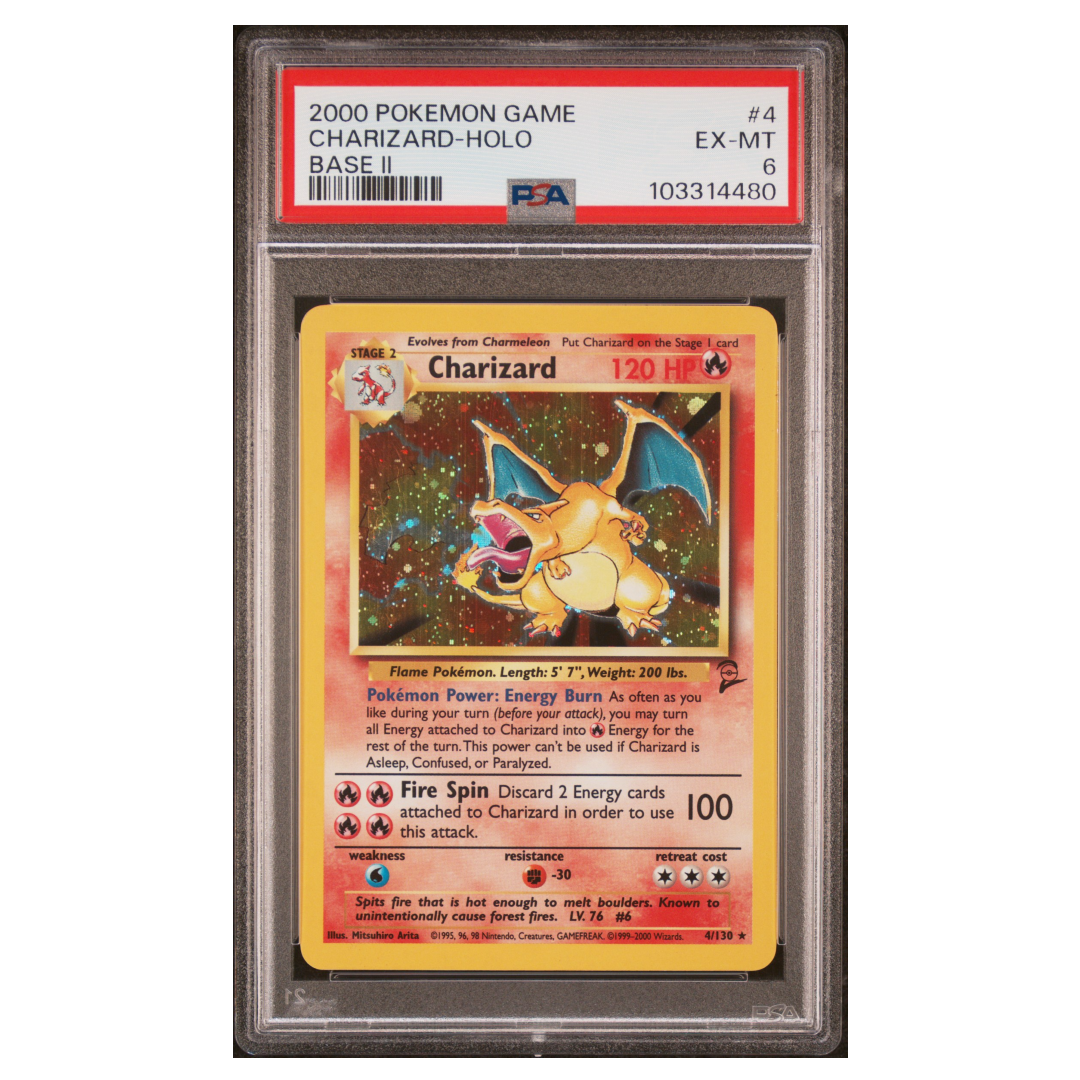 Charizard Holo Base 2 #4 PSA 6 - Poke-Collect