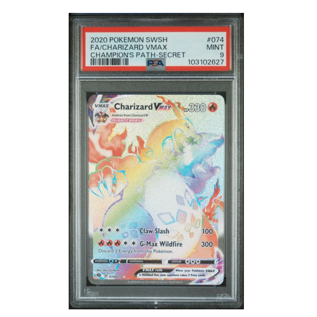 Charzard VMAX Champions Path #074 PSA 9 - Poke-Collect