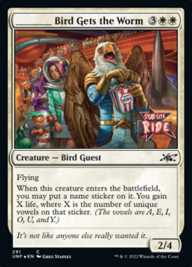 _____ Bird Gets the Worm (Galaxy Foil) [Unfinity] - Poke-Collect